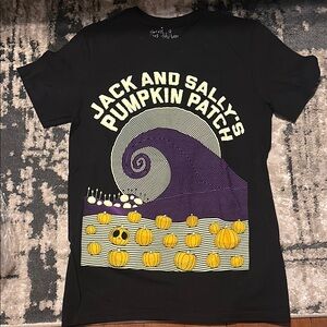 Lost Bros Jack and Sally's Pumpkin Patch T-Shirt - size Small